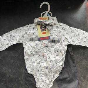 NWT Boys 3pc button up.